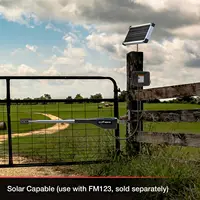 MM371W Automatic Gate Opener, Smart and Solar Ready, Includes Gate Opener Remote and More-Up to 16ft Long or 550lb, Black 1