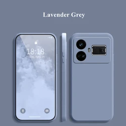 Enhanced Liquid Silicone Back Bumper Case - Soft and Durable Protection for Realme GT Neo3T (Lavender Grey)
