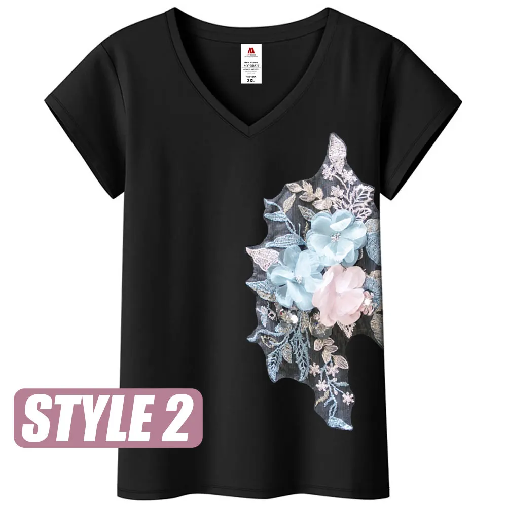 売れ筋商品|||イチ Tシャツ レディース トップス IXHARPER - Print T-shirt -  flower print tシャツ flower print t-shirt／フラワープリントTシャツ