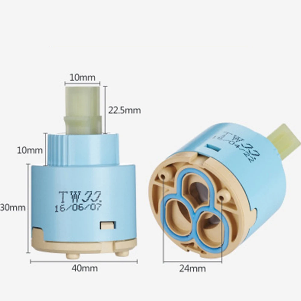 35mm/40mm Ceramic Tap Cartridge Valve Replace Water Tap Mixer Spool Valves Ceramic Cartridge Faucet Bath Faucet Accessories faucet cartridge faucet valve