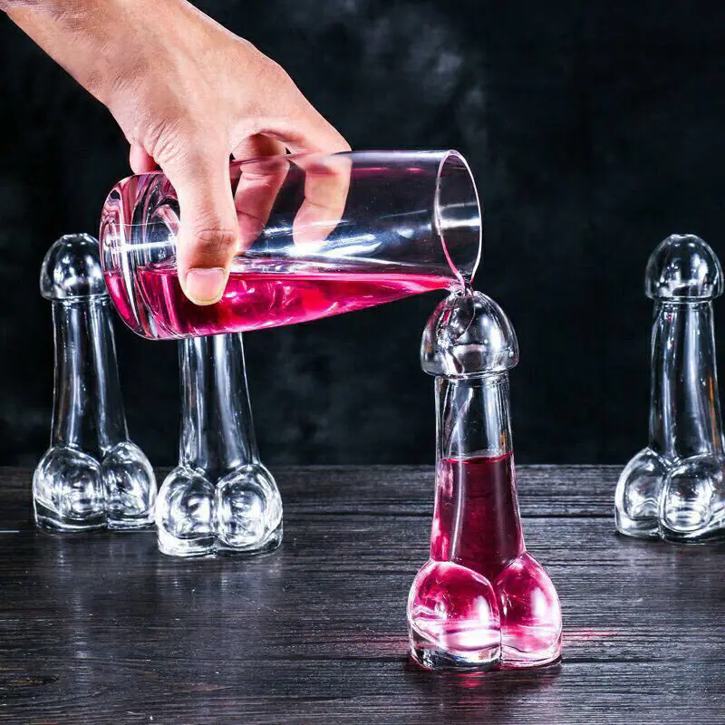 Creative wine glass transparent water cup high color fruit juice personality human beverage Cocktail Cup | Дом и сад