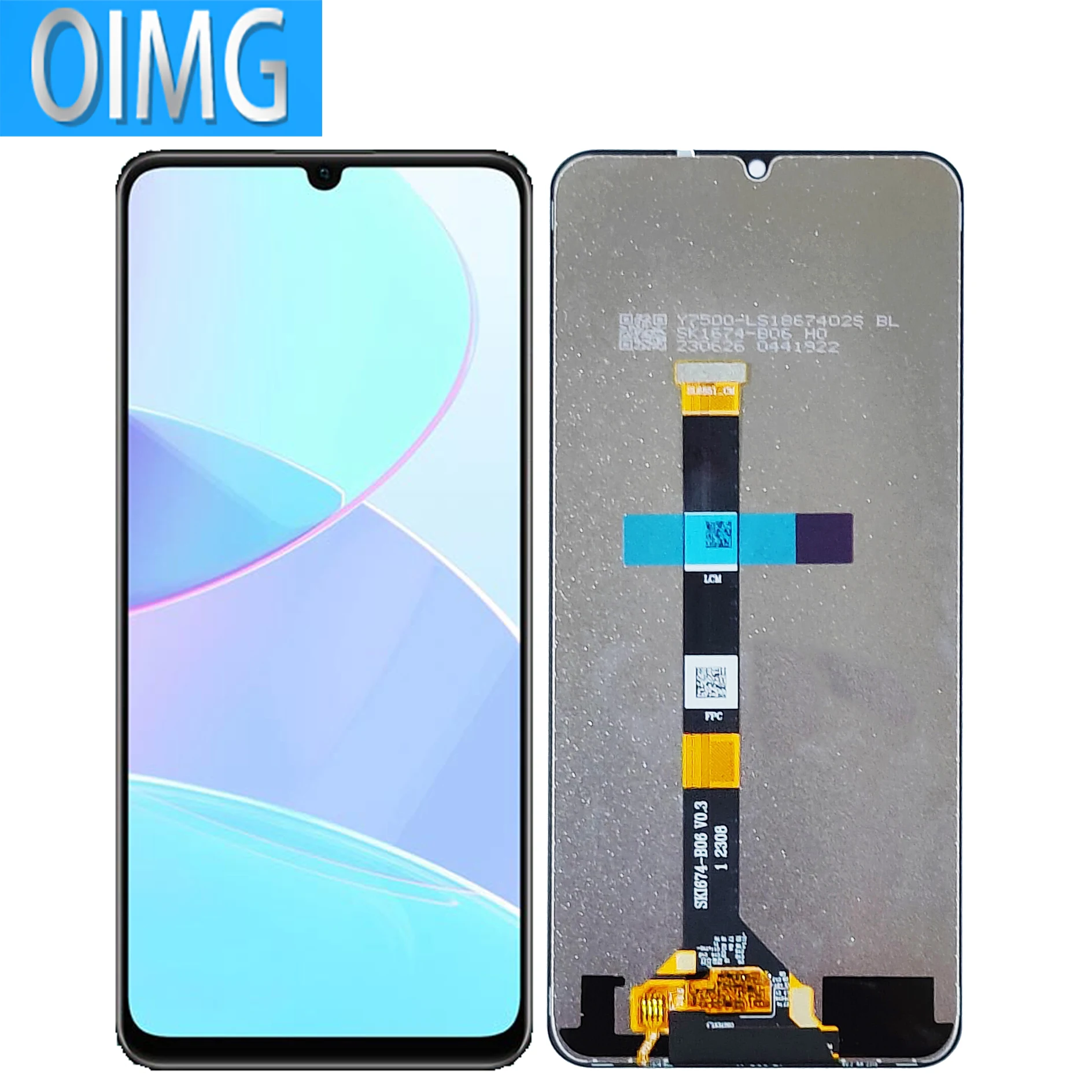 OPPO Realme C51 LCD ÷,  ũ ġ г ü ǰ, RMX3830, 6.74 ġ