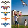 Children Kite Toy Cartoon Eagle Foldable Mini Plastic Toys Kite Hand Brake Fishing Rod  Butterflies For Kids Outdoor Toy For Fun 1