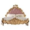 Hand carved solid wood king bedroom bed set modern design style 1 Hand carved solid wood king bedroom bed set modern design style 1