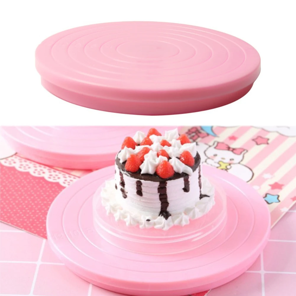 Cake Tool Turntable DIY Anti-skid Cake Rotary Table Fondant Revolving Platform Round Cookie Stand Rotating Baking Kitchen Tools