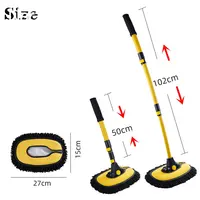 New Car Wash Mop Cleaning Brush Telescoping Long Handle Cleaning Mop Retractable Bent Bar Car Wash Brush Car Cleaning Tools 6