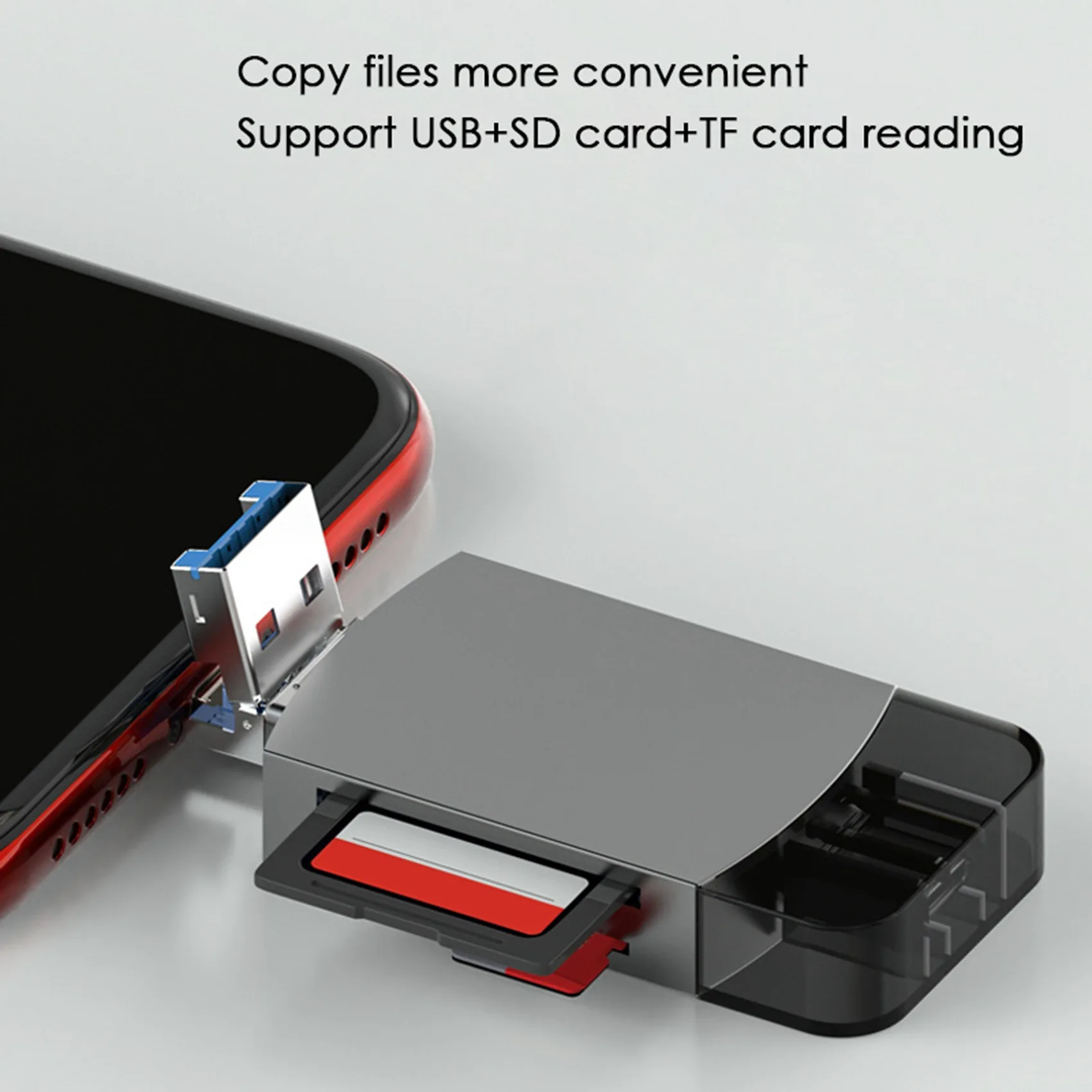 휴대용 다기능 카드 리더, TF SD 카드 리더, USB3.0 어댑터, 휴대폰 컴퓨터용