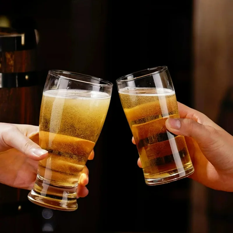 Set 4 Bicchieri Da Birra In Vetro Da 500 Ml – Adatti Al Congelatore, Senza Piombo, Per Pinta E Bevande