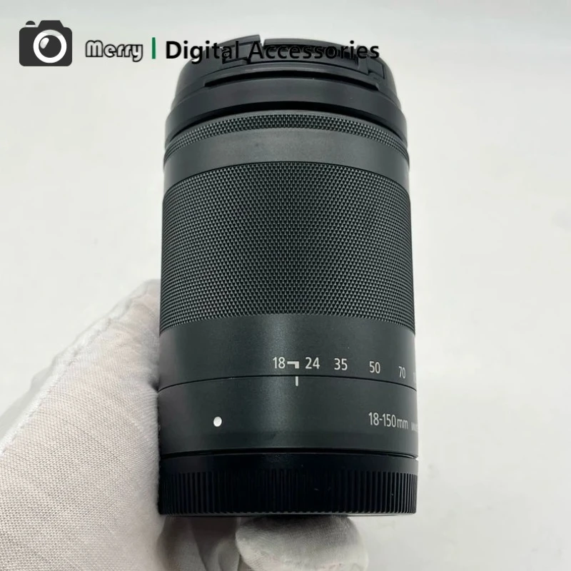 95% 새 상품 EF-M 18-150mm f3.5-6.3 IS STM 손떨림 방지 여행용 인물 사진 풍경 사진 렌즈 (캐논 M50 M6 M3 M5 M100 M200 호환)