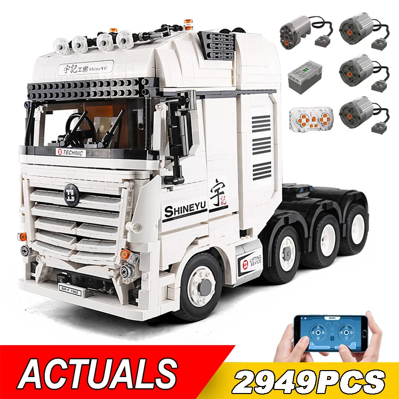 2949 шт., Детский конструктор с дистанционным управлением
