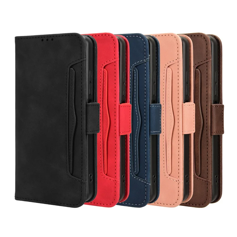 For ZTE Blade A54 Case Premium Leather Wallet Leather Flip Multi-card slot Cover For ZTE Blade A54 A 54 BladeA54 Phone Case