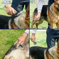 Zwierzęta futro Knot Cutter Dog Grooming rzucanie narzędzia kot domowy grzebień do usuwania włosów szczotka dwustronne produkty dla zwierzaka domowego dostawcy 3