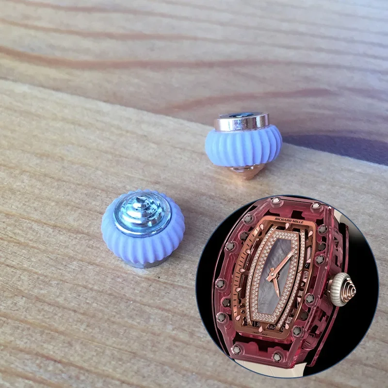 Corona Impermeabile In Acciaio Per Rm Richard Mille 46.75*32.90Mm Rm07 Ladies Automatic Machine Watch Parts Tools