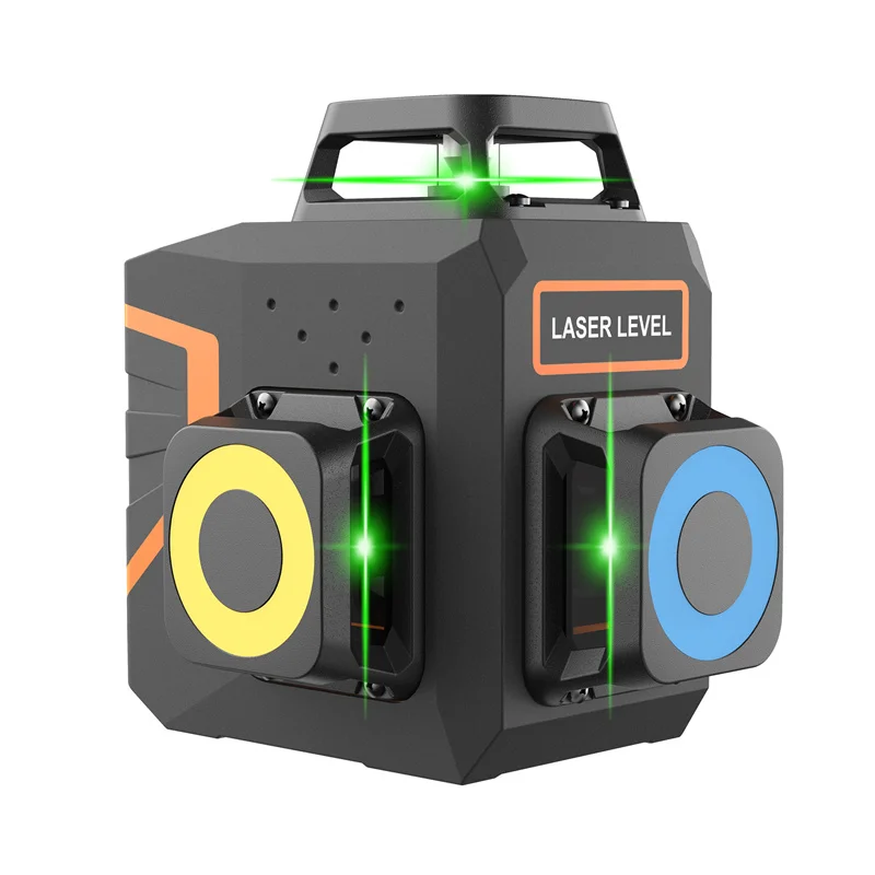 Infrared Laser Level Meter Highprecision 3d 12line Green Light Small