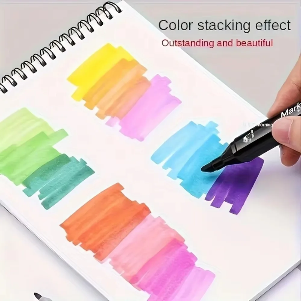 Oil Painting Marker Suit Children Fine Arts Quick Drying Watercolor Pen Double Headed Oil Based Painting Pens marker pen paint pen art pens