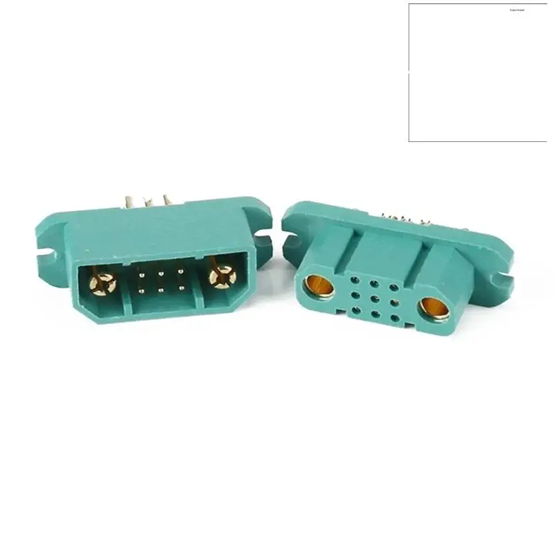 VTOL MPX Connector 9+2 Dual Power Fixed Wing Quick Release Plug Forrc UAV Aircraft Gold-Plated Plug Connector