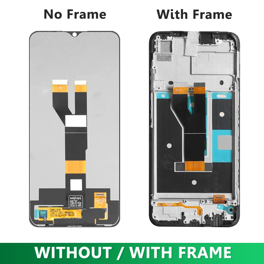6.52'' Original For Oppo Realme C11 2021 Display RMX3231 LCD Touch Screen Digitizer For Realme C11 2021 with Frame Replacement