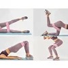 1PC Squat Stretch Resistance Band Hip Fitness Training Tension Band Yoga Exercise Training Band Portable Exercise Equipment Home 6