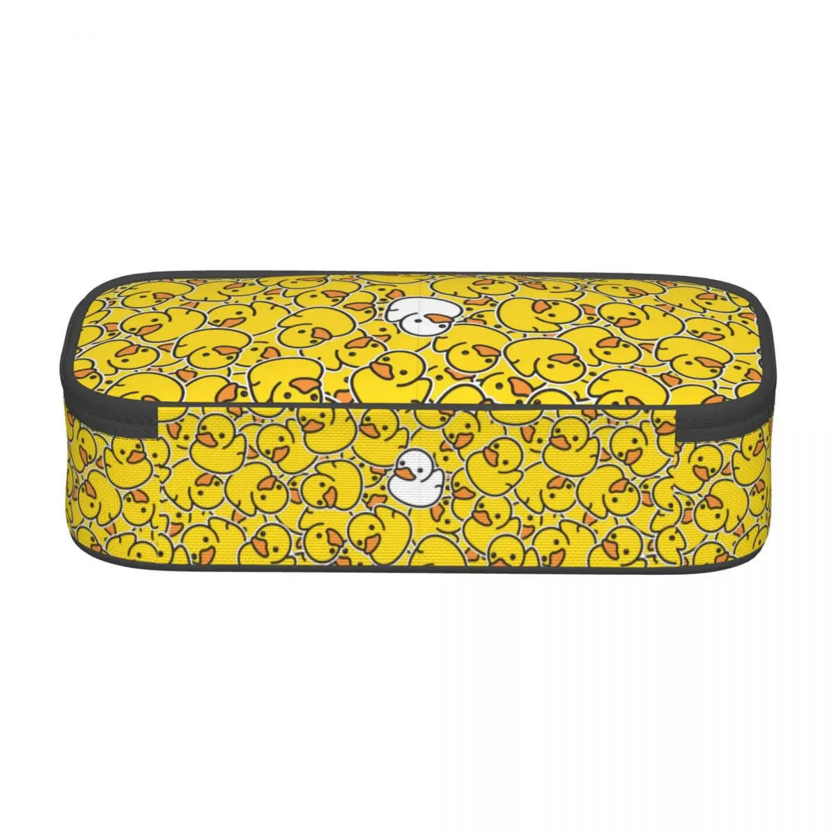 Cute Yellow Classic Rubber Duck Pencil Cases for Girl Boy Large Capacity Pencil Bag Stationery