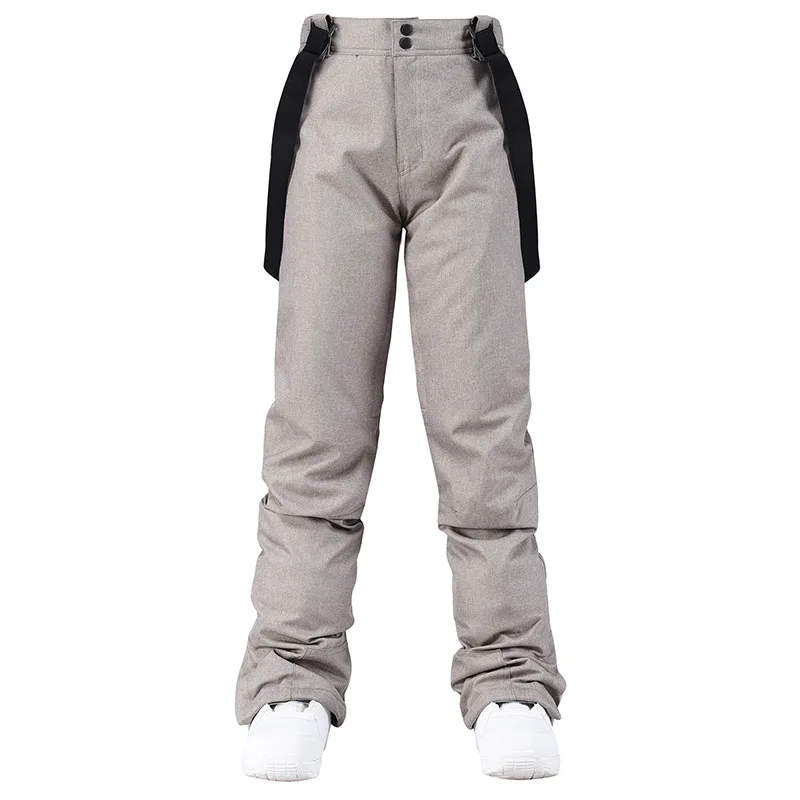 2023 High Quality Large Size Ski Pants Men -30 Temperature Windproof Waterproof Warm Snow Trousers Winter Ski Snowboarding Pants