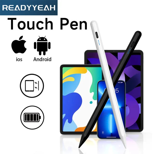 Stylet à rejet de l'hypothèse pour Apple iPad, stylo tactile coloré,  accessoires pour iPad Air 5 Mini Pro, 2022, 2021, 2019, 2018