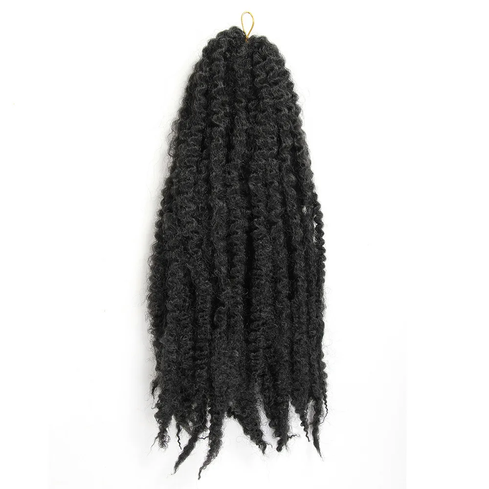 European and American caterpillar with dirty braids marley braids African wig synthetic hair high-temperature silk