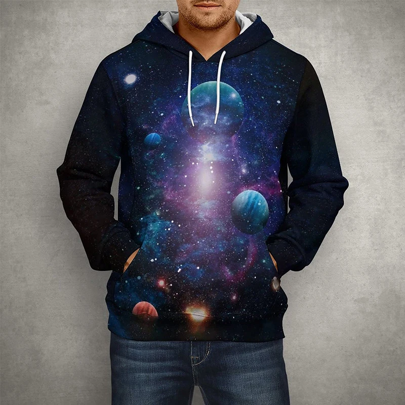 

2022 New 3D Print Boys Gilrs Kids Space Universe Starry sky Galaxy Milky Way Earth Sweatshirts Casual Fashion Tops Men Hoodie