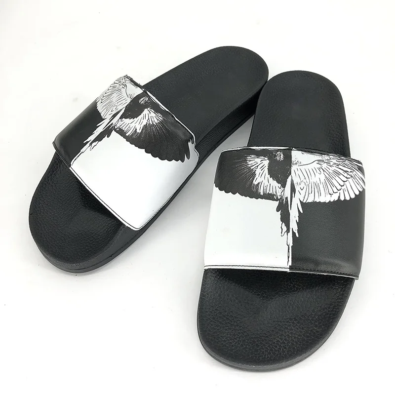 

TB THOM Men Slippers 2022 Fashion Brand Casual Outdoor Flip Flop Men Shoes EVA Black Contrast Color Printed Women's Sandals