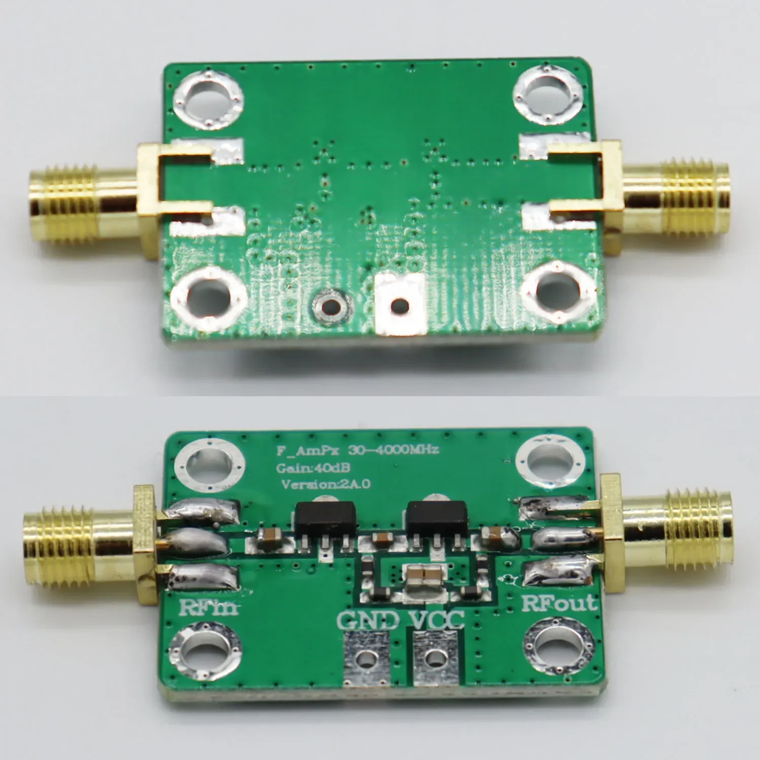 30-4000MHz 40dB Gain RF Amplifier Module High Frequency Amplifier Board Gain Module Amateur Radio RF meter rf amplifier