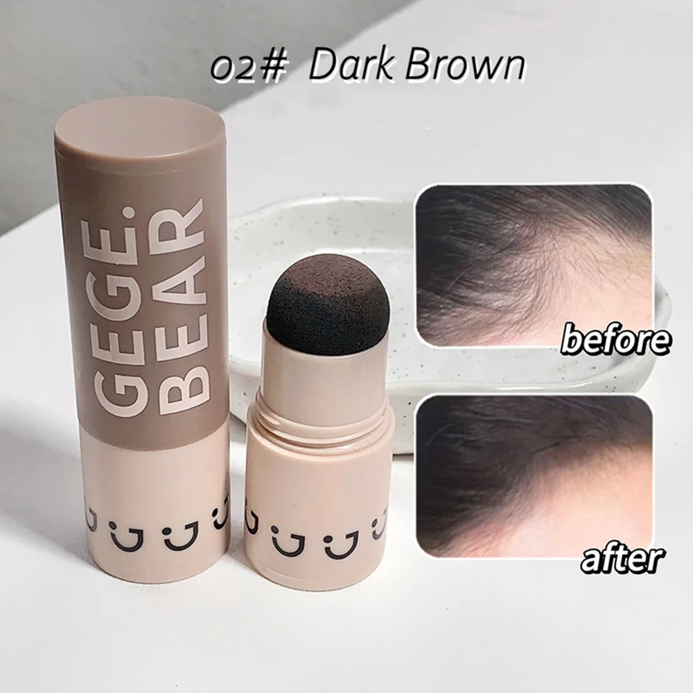 Gege Bear Waterproof Hair Shadow Powder Women Men Hair Concealer Natural Cove Hairline Shadow Stick