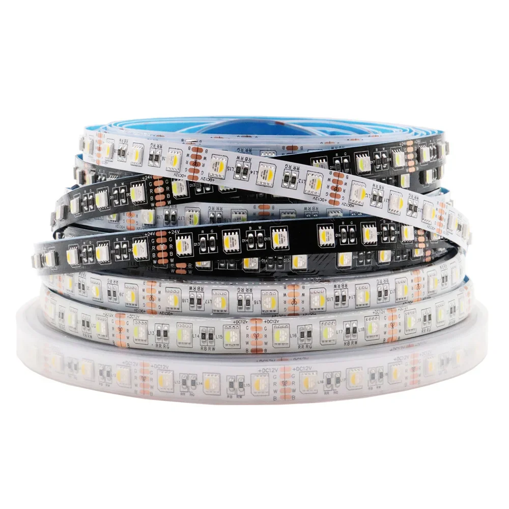 Description Picture 5 of itemSK6812 RGBW Led Strip Light 4 IN 1 Similar WS2812B 30 60 144 LEDs/m Individual Addressable RGBWW Led Lights IP30 65 67 DC5V