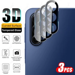 3D Curved Tempered Glass Camera Lens Protector Cover - Galaxy A17 5G 4G (3Pieces)