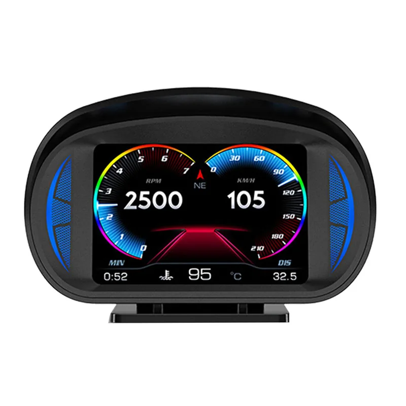 

HUD OBD2 GPS Head-Up Display Head-Up Display Speedometer Speedometer Slope Meter Function Meter Head-Up Display Plastic