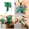 Table Vise 360 Degree Swivels Base Clamp-On Vise Work Bench Vise Home Vise Bench Clamp On Table Flat Pliers Tool Vice M4YD 1