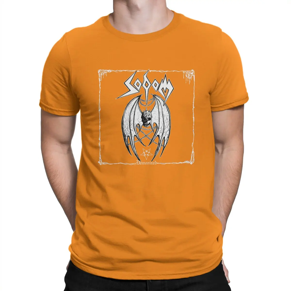 thumbnail image 1 of Camiseta única demonizada Sodom Leisure, camiseta de verano para hombres y mujeres, 1 of 7