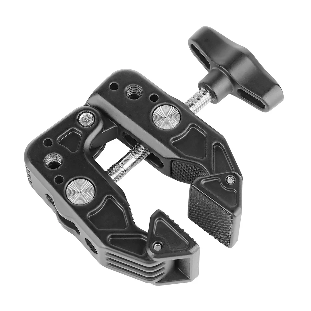 Camera Metal Super Clamp Strong Clip With 1/4" 3/8" Screw Mount Adapter for DSLR Camera Holder Clip Magic Arm for Photography