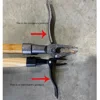 Stand Up Weed Puller Tool 4-Claw Heavy-Duty Steel Weed Remover Tool with Long Handle Detachable Weeding Artifact 2