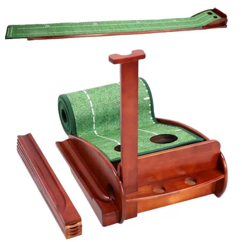 HOW TRUE Indoor Non Slip Bottom Pads Crystal Velvet Golf Practice Mat