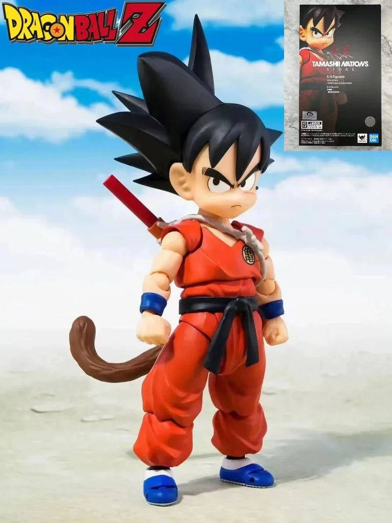 

In Stock Bandai S.h.figuarts Shf Dragon Ball Innocent Challenger Son Goku Anime Action Figures Toys Models Collectible Gifts