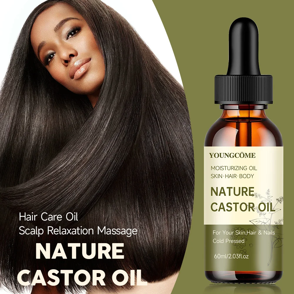 Premium Black Castor Oil for Enhanced Hair and Skin Nourishment