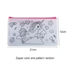 5/10pcs Non Woven Pen Bag Cartoon Pattern DIY Coloring Office Educational Supplies Student Stationery Storage Bag Reward TMZ 2