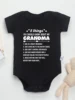 5 Things You Should Know About My Grandma Print Baby Trendy Newborn Bodysuit Infant One-pieces Boy Girl Rompers Jumpsuit Toddler 1