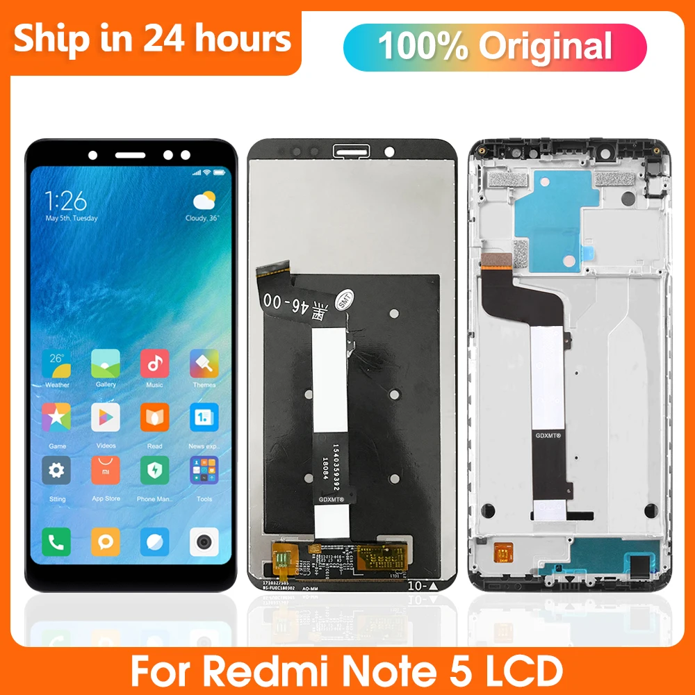 5.99 "Per Xiaomi Redmi Note 5 Pro Display Lcd Per Redmi Note 5 Lcd Touch Screen Digitizer Assembly, Per Note 5 Mei7S Mei7 Sostituire