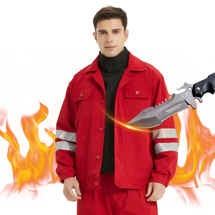 

High temperature resistance Fire proof flame retardant cut resistant worker protector body safety Shop & Work Welding Clothing
