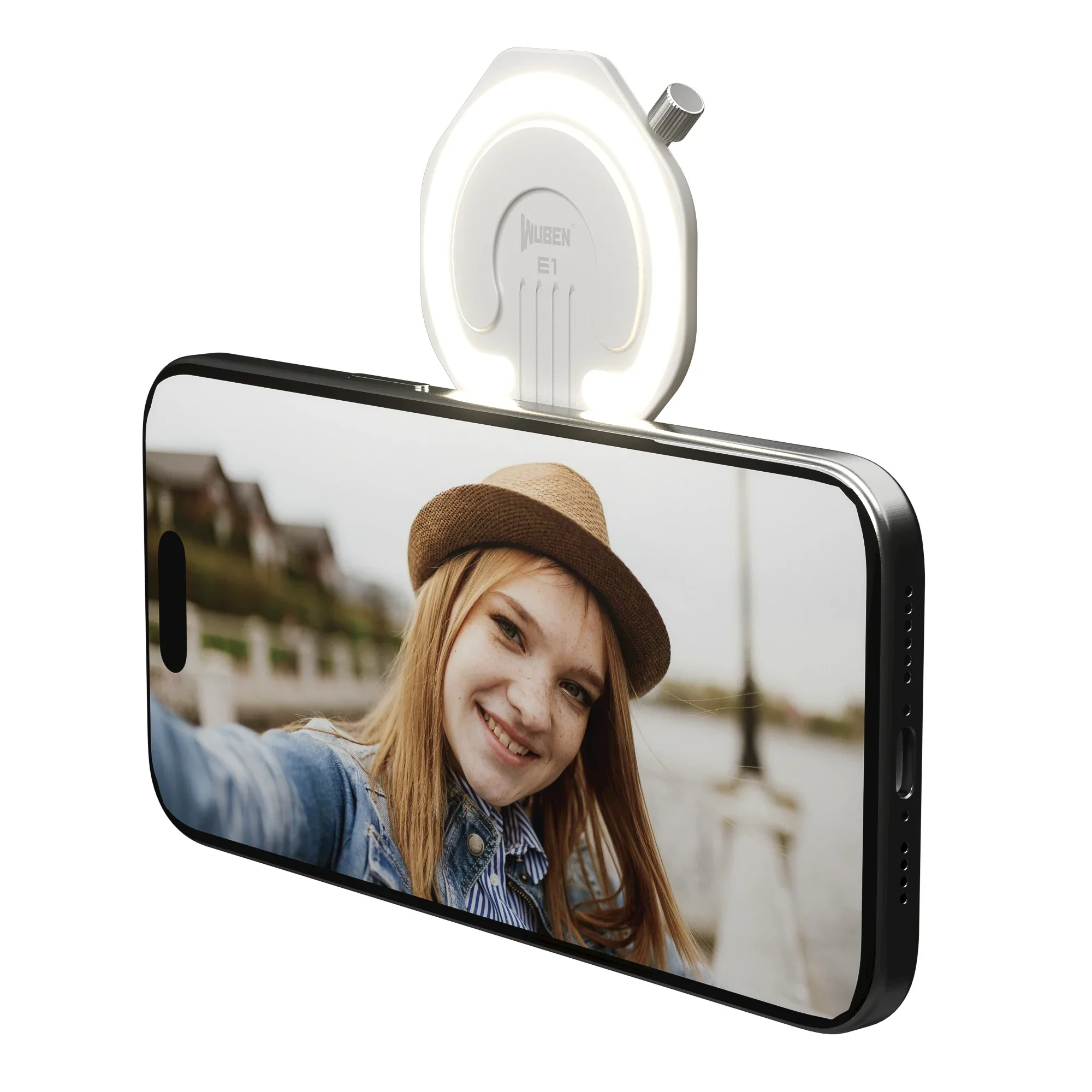 WUBEN E1 Torcia LED Ricaricabile 300 Lumen – Mini Torcia EDC Con Supporto Magnetico MagSafe, 3 Temperature Colore Per Selfie E Video
