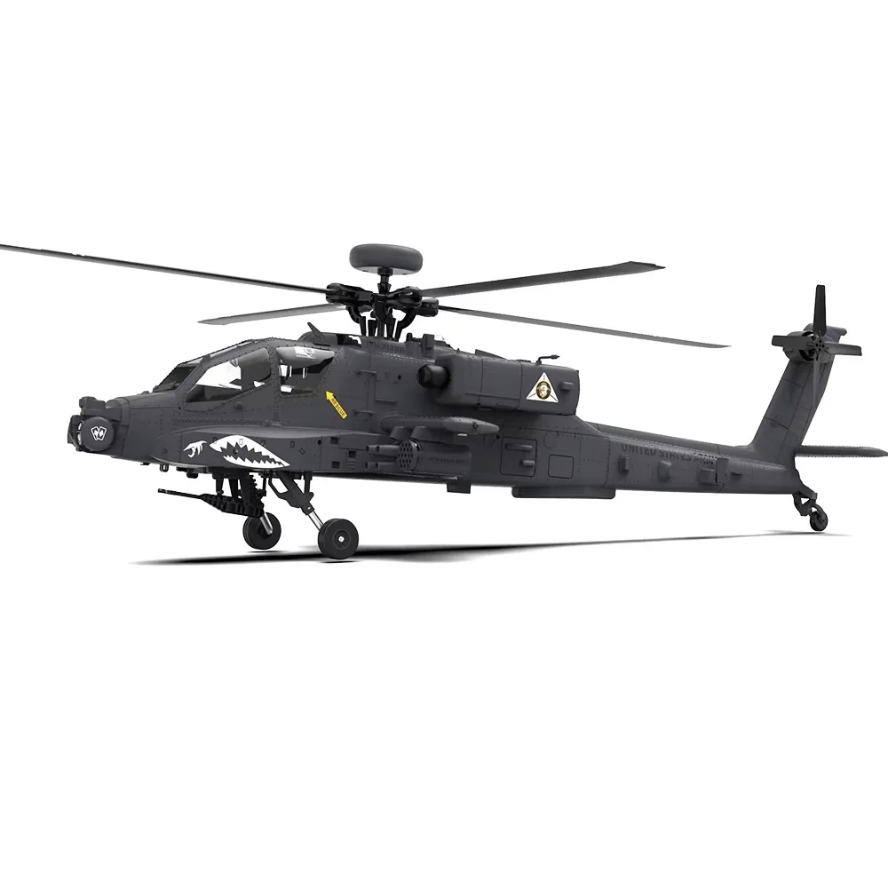Yxznrc F11s 1:32 Apache Armed Remote Control Electric Helicopter Emulation Model Simulator Rc Aircraft Handle Control Toys Plane 4