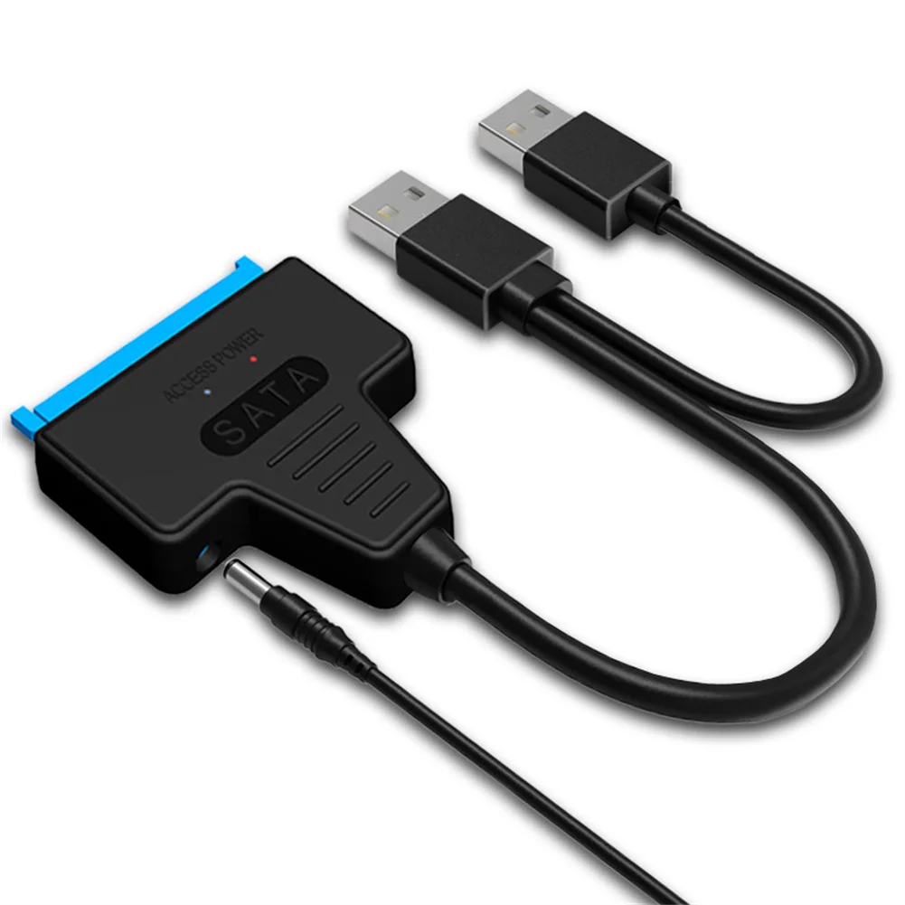 쉬운 드라이브 라인 USB 3.0 Sata DC 전원 공급 포트, 기계식 솔리드 스테이트 하드 드라이브 어댑터 라인, USB2.0