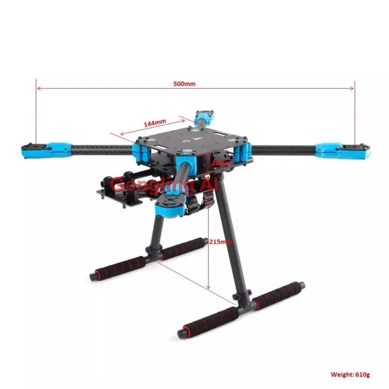 홀리브로 X500 V2 프레임 키트 드론 파워 4축 픽스호크 6X 6C 거의 바로 비행 가능한 ARF DIY 키트 ESC 1045 프로펠러 RC FPV 드론용