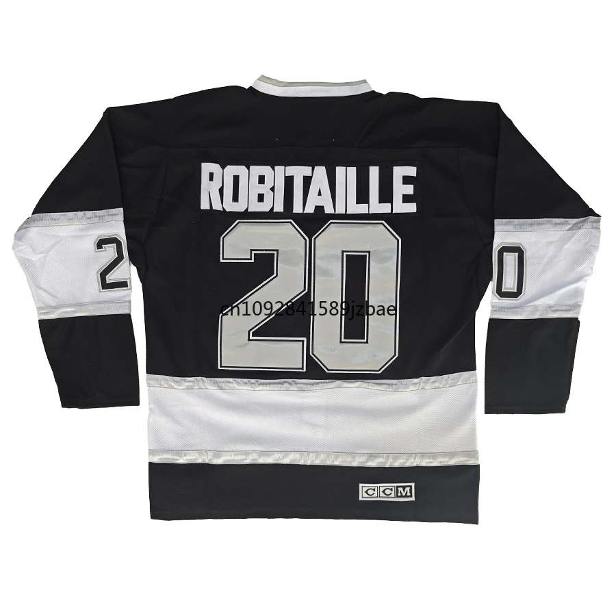 Luc Robitaille Jersey America Los Angeles Retro Ice Hockey Jerseys 33 Marty McSorley Jersey 32 Kelly Hrudey Us Mens M-3XL