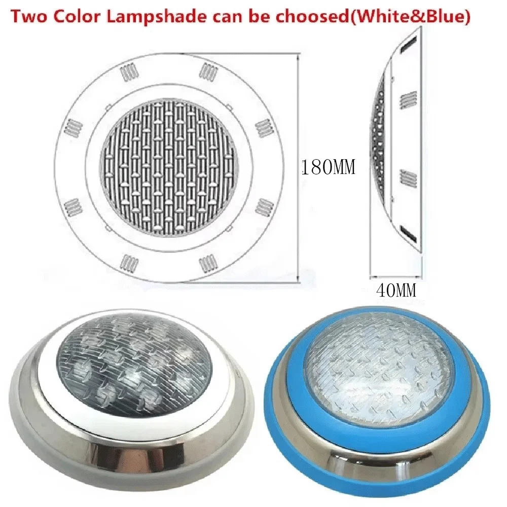 25W RGB LED 수영장 조명 블루투스 앱 제어 12W DC12V 18W 야외 RGB 수중 조명 연못 LED 수영장 조명 스포트라이트